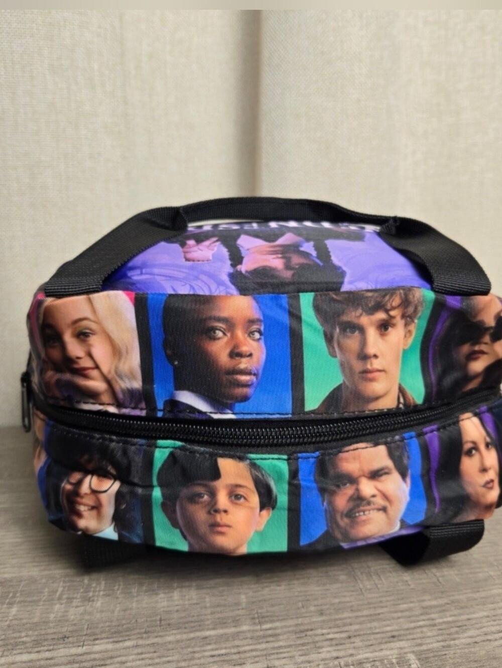 Anime Wednesday Addams Insulated Lunch Bag Box Medium Snack Cooler New - Picture 4 of 7